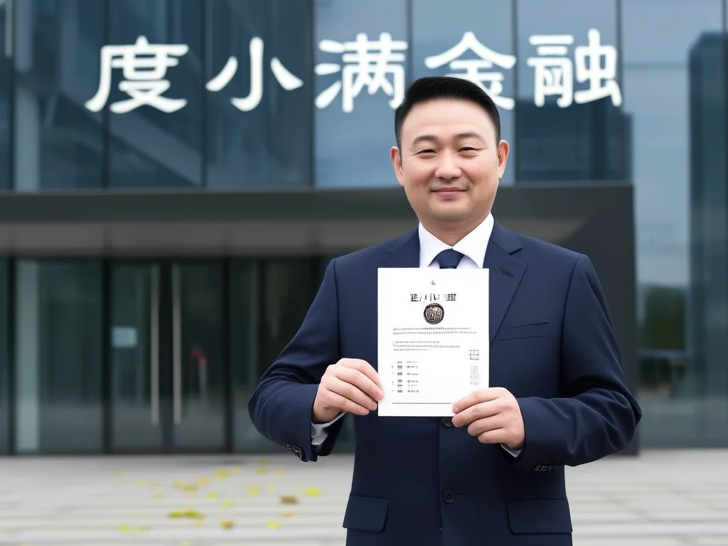 度小满金融正规合法吗？牌照、股东、业务全解析